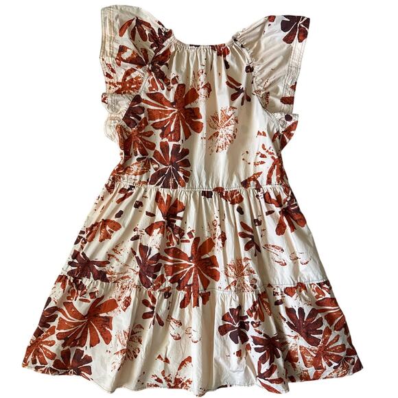 Marie Oliver Kara Aloha Poplin Mini Dress Multicolor Size Medium - Picture 7 of 11